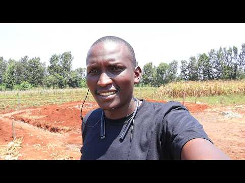 Miano Muthii on a Kenyan construction site